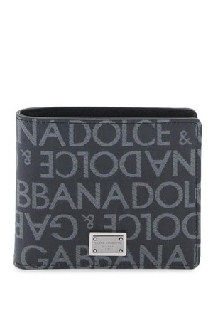 돌체앤가바나 남성 지갑 jacquard logo wallet NB02