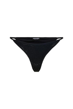 디스퀘어드2 여성 수영복 Icon embellished lycra bikini bottoms NB01