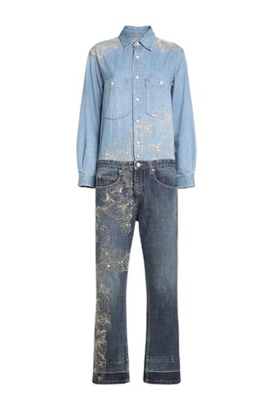 이자벨마랑 여성 점프수트 Imane cotton denim jumpsuit NB01