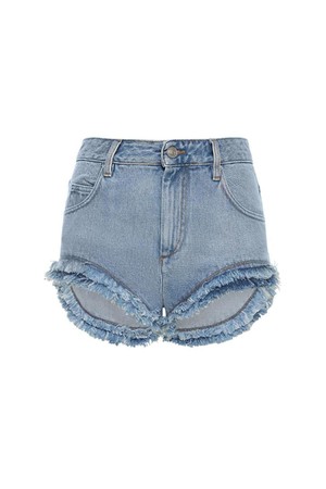 이자벨마랑 여성 숏팬츠 Eneidao fringed cotton denim shorts NB01