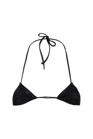 디스퀘어드2 여성 수영복 Icon embellished lycra bikini top NB01