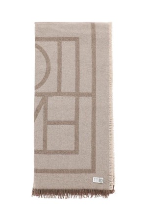 토템 여성 스카프 cashmere blend monogram scarf NB02