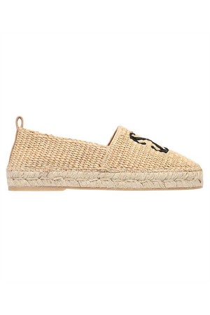 오프화이트 여성 에스파드류 Off White OWIB018S24MAT001 RAFFIA ARROW Espadrilles   Beige NB24