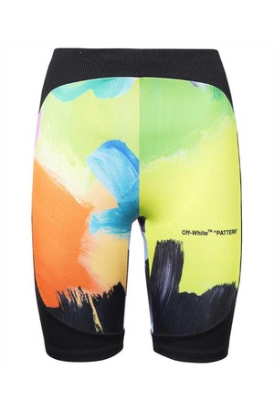 오프화이트 여성 숏팬츠 Off White OWVH035S23JER001 BRUSH STROKE Shorts   Multicolor NB24