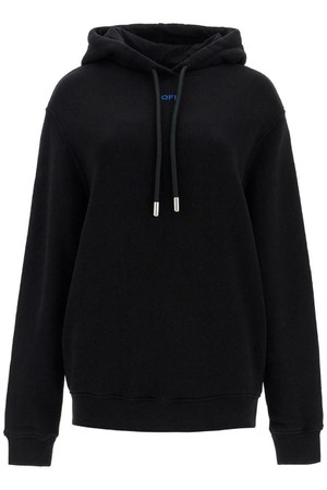 오프화이트 여성 맨투맨 후드 pinkflower arrow hooded sweat NB02