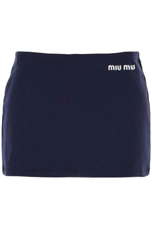 미우미우 여성 스커트 stretch knit mini skirt NB02