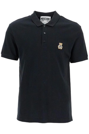 모스키노 남성 폴로티 polo shirt with teddy bear application NB02