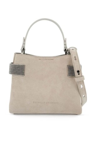 브루넬로 쿠치넬리 여성 핸드백 handbag with precious bands NB02