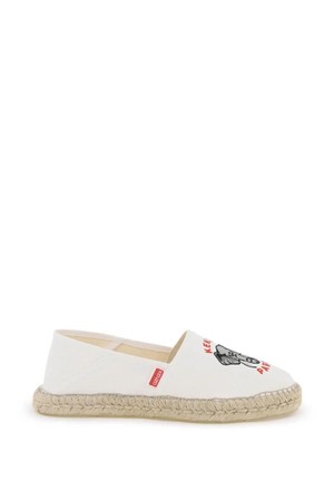 겐조 여성 플랫 슈즈 canvas espadrilles with logo embroidery NB02