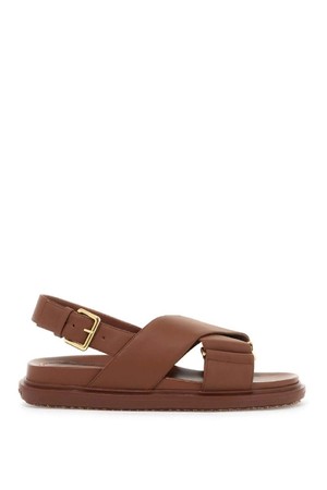 마르니 여성 샌들 fussbett leather sandals NB02