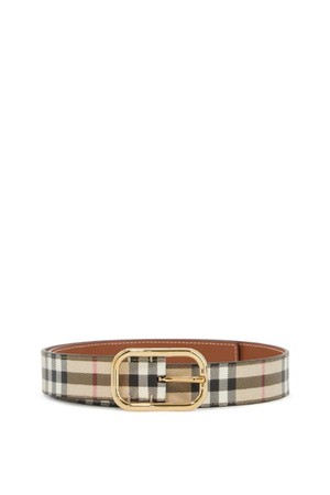 버버리 여성 벨트 ered fabric belt with coating NB02