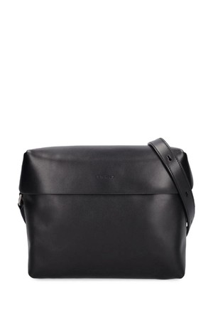 질샌더 남성 크로스백 Lid leather crossbody bag NB01