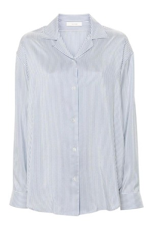 더로우 여성 셔츠 블라우스 VALENE STRIPED SILK SHIRT NB30