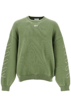 오프화이트 남성 스웨터 cotton pullover NB02