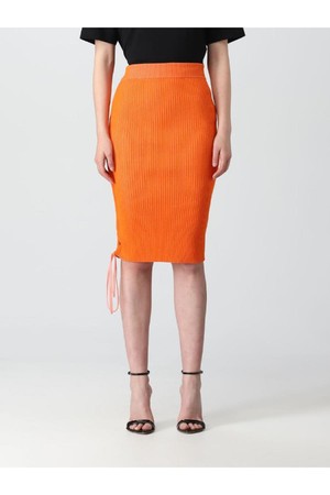 오프화이트 여성 스커트 Off white skirt in stretch viscose blend NB03