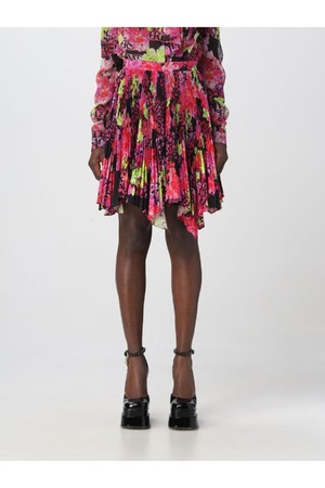 베르사체 여성 스커트 Orchid versace skirt in pleated fabric NB03