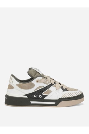 돌체앤가바나 남성 스니커즈 Dolce   gabbana sneakers in calfskin and suede with logoed tongue NB03