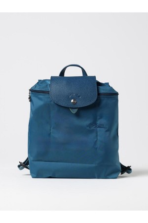 롱샴 여성 백팩 Longchamp le pliage green backpack in recycled nylon and grained leather NB03