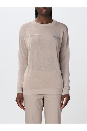 브루넬로 쿠치넬리 여성 스웨터 Brunello cucinelli sweater in linen blend NB03