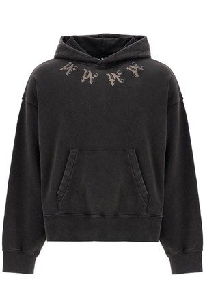 팜앤젤스 남성 맨투맨 후드 statement monogram hooded sweatshirt NB02