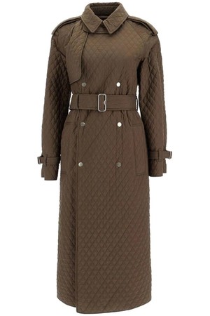 버버리 여성 트렌치코트 long quilted trench coat NB02