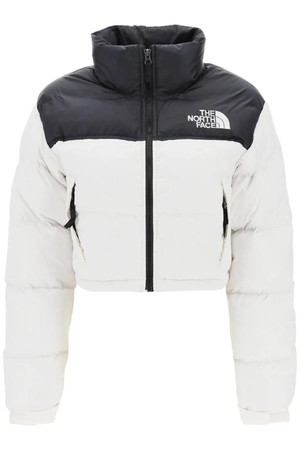 더 노스페이스 여성 패딩 nuptse cropped down jacket NB02