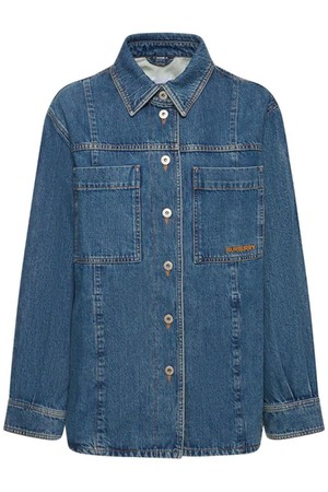 버버리 여성 데님셔츠 Benssen oversize cotton denim shirt NB01