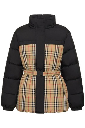 버버리 여성 패딩 Oakmere Check reversible down jacket NB01