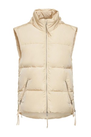 질샌더 여성 패딩 Tech quilted down vest w  hood NB01