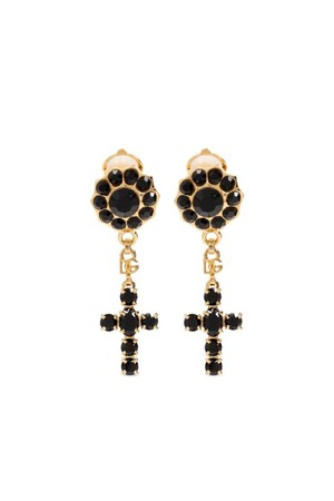 돌체앤가바나 여성 귀걸이 STRASS EMBELLISHED EARRINGS NB30