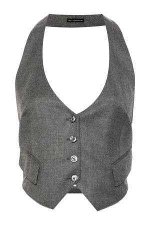 톰포드 여성 셔츠 블라우스 WOOL OPEN BACK VEST NB30