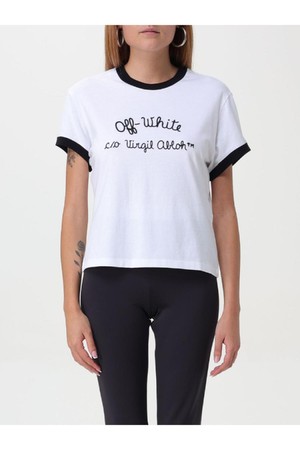 오프화이트 여성 티셔츠 Womans T shirt Off white NB03