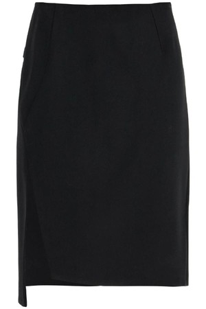 베르사체 여성 스커트 asymmetric midi skirt NB02