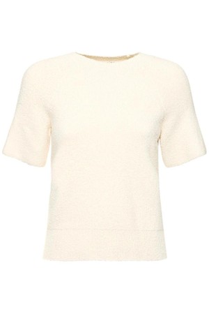 토템 여성 스웨터 Raglan sleeve terry knit cotton top NB01