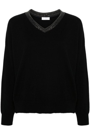 브루넬로 쿠치넬리 여성 스웨터 CASHMERE V NECKED SWEATER NB30