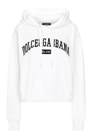 돌체앤가바나 여성 맨투맨 후드 LOGO COTTON HOODIE NB30