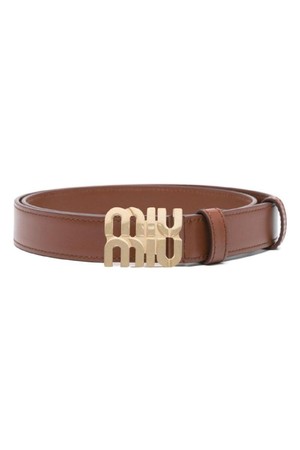 미우미우 여성 벨트 LEATHER BELT NB30