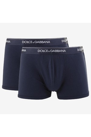 돌체앤가바나 남성 속옷 Dolce   Gabbana Bi Pack Stretch Cotton Boxer NB25