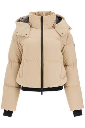 무스너클 여성 패딩 short mixed down jacket NB02