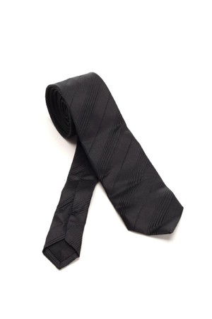 생로랑 남성 넥타이 Black silk tie NB19