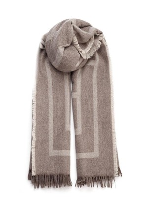 토템 여성 스카프 Monogram Wool Cashmere Scarf NB19