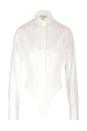 알라이아 여성 티셔츠 Layered shirt bodysuit NB19