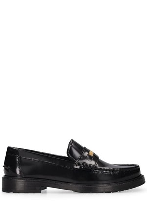 모스키노 여성 로퍼 25mm Moschino College leather loafers NB01