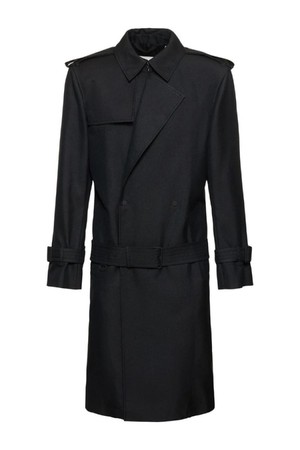 버버리 남성 코트 Silk double breast trench coat NB01