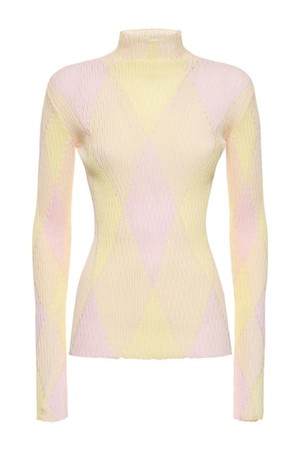 버버리 여성 터틀넥 Cotton   silk knit sweater NB01