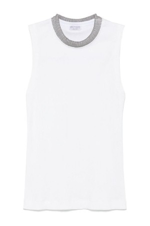 브루넬로 쿠치넬리 여성 셔츠 블라우스 COTTON TANK TOP NB30