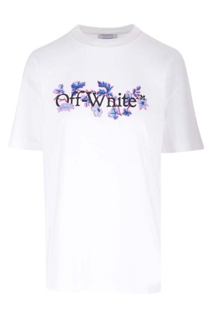 오프화이트 여성 티셔츠  Flower  T shirt NB19