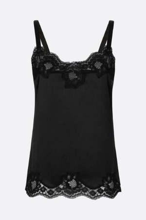 돌체앤가바나 여성 티셔츠 lace detailed satin lingerie top NB26