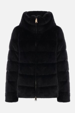 에르노 여성 패딩 faux fur down jacket NB26