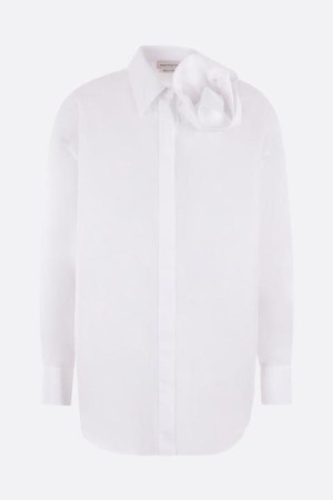 알렉산더 맥퀸 여성 셔츠 Orchid poplin shirt NB26